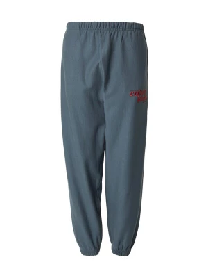 Obrázek produktu Calvin Klein Jeans Kalhoty 'Logo Embroidery Cuffed' kouřově modrá / červená