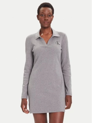 Obrázek produktu Calvin Klein Jeans Každodenní šaty Monologo LV047D214G Šedá Slim Fit
