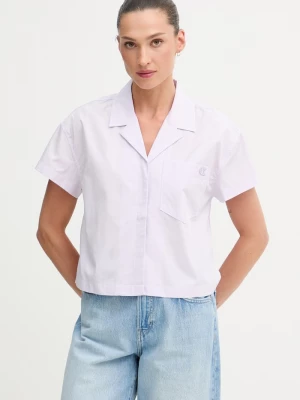 Obrázek produktu Calvin Klein Jeans košile dámská bavlněná fialová