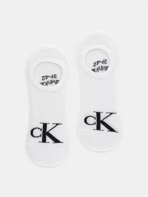 Obrázek produktu Calvin Klein Jeans kotníkové ponožky pánské s bavlnou 2-pack bílá
