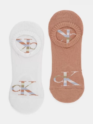 Obrázek produktu Calvin Klein Jeans kotníkové ponožky pánské s bavlnou 2-pack bílá