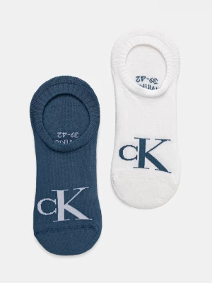 Obrázek produktu Calvin Klein Jeans kotníkové ponožky pánské s bavlnou 2-pack modrá