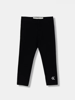 Obrázek produktu Calvin Klein Jeans legíny dětské bavlněné s elastanem černá
