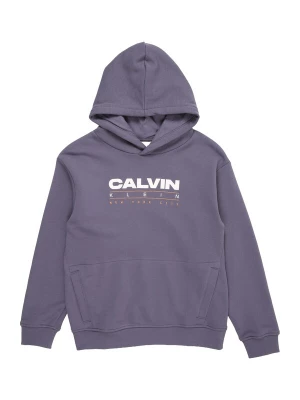 Obrázek produktu Calvin Klein Jeans Mikina chladná modrá / oranžová / bílá