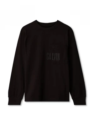 Obrázek produktu Calvin Klein Jeans mikina dětská bavlněná černá