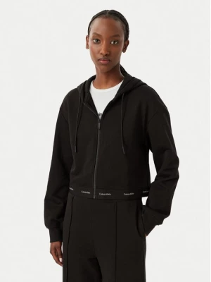 Obrázek produktu Calvin Klein Jeans Mikina LV047G252G Tmavě hnědá Cropp Fit