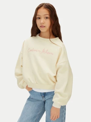 Obrázek produktu Calvin Klein Jeans Mikina LVCKSJB25G Béžová Relaxed Fit