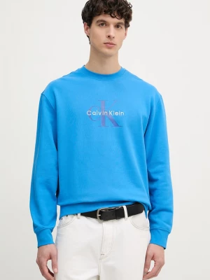 Obrázek produktu Calvin Klein Jeans mikina pánská bavlněná modrá