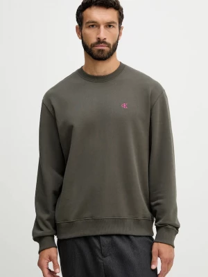 Obrázek produktu Calvin Klein Jeans mikina pánská bavlněná zelená