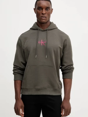 Obrázek produktu Calvin Klein Jeans mikina s kapucí pánská bavlněná šedá