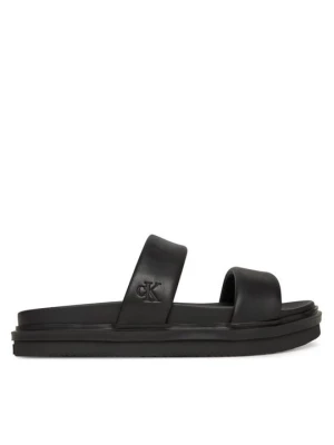 Obrázek produktu Calvin Klein Jeans Nazouváky Flat Molded Doublebar Sandal Lth YM0YM01226 Černá