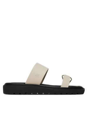 Obrázek produktu Calvin Klein Jeans Nazouváky Rope Sandal Soft Lth Mg YW0YW01864 Écru Krémová