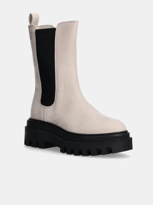 Obrázek produktu Calvin Klein Jeans Nubukové kotníkové boty Calvin Klein Jeans FLATFORM CHELSEA BOOT MG NB béžová