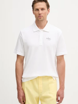 Obrázek produktu Calvin Klein Jeans polo pánské bavlněné bílá