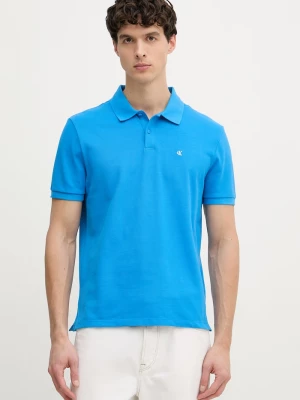Obrázek produktu Calvin Klein Jeans polo pánské bavlněné modrá