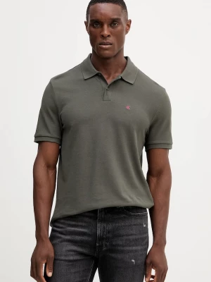 Obrázek produktu Calvin Klein Jeans polo pánské bavlněné šedá