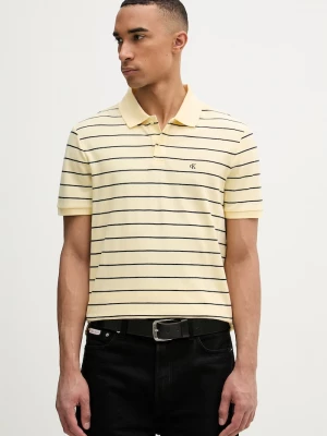 Obrázek produktu Calvin Klein Jeans polo pánské bavlněné žlutá