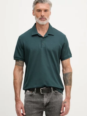 Obrázek produktu Calvin Klein Jeans polo pánské s bavlnou zelená