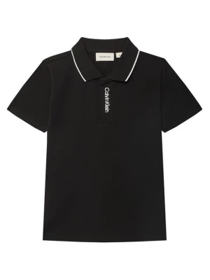 Obrázek produktu Calvin Klein Jeans Polokošile Embro Logo IB0IB02542 D Černá Regular Fit
