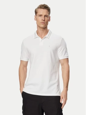 Obrázek produktu Calvin Klein Jeans Polokošile Monogram LV04RC276G Bílá Slim Fit