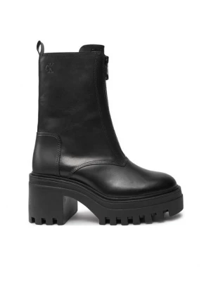 Obrázek produktu Calvin Klein Jeans Polokozačky Chunky Heeled Zip YW0YW01541 Černá