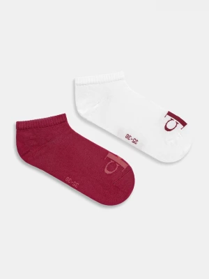 Obrázek produktu Calvin Klein Jeans ponožky dámské 2-pack burgundské