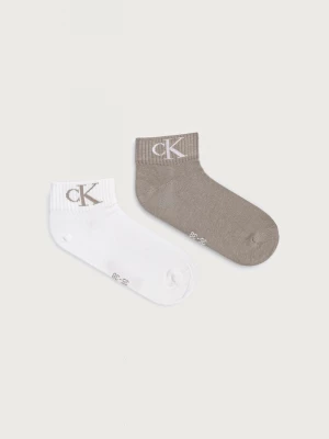 Obrázek produktu Calvin Klein Jeans ponožky dámské s bavlnou 2-pack béžová