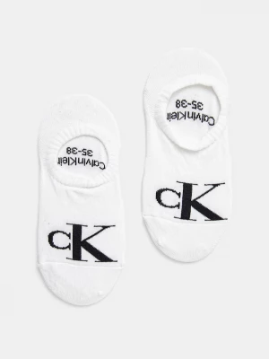 Obrázek produktu Calvin Klein Jeans ponožky dámské s bavlnou 2-pack bílá