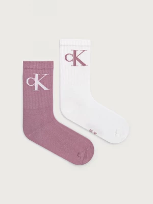 Obrázek produktu Calvin Klein Jeans ponožky dámské s bavlnou 2-pack bílá