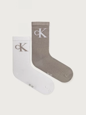 Obrázek produktu Calvin Klein Jeans ponožky dámské s bavlnou 2-pack bílá