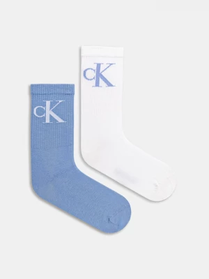 Obrázek produktu Calvin Klein Jeans ponožky dámské s bavlnou 2-pack modrá