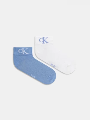 Obrázek produktu Calvin Klein Jeans ponožky dámské s bavlnou 2-pack modrá