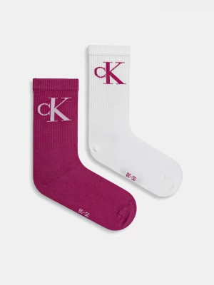 Obrázek produktu Calvin Klein Jeans ponožky dámské s bavlnou 2-pack růžová