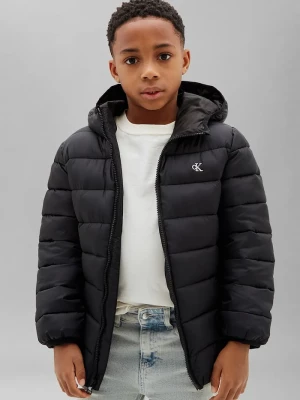 Obrázek produktu Calvin Klein Jeans prošívaná bunda dětská černá