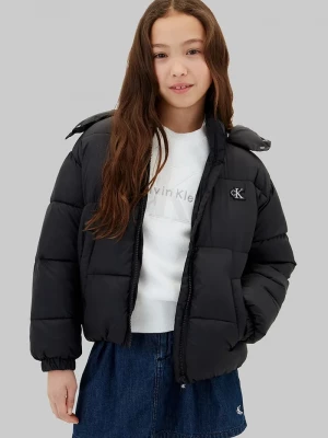 Obrázek produktu Calvin Klein Jeans prošívaná bunda dětská černá