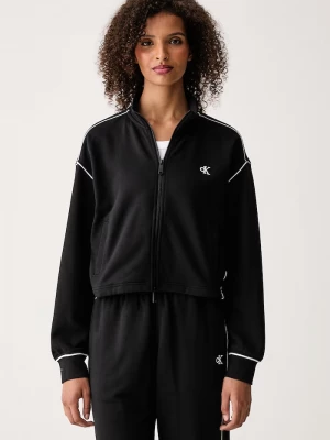 Obrázek produktu Calvin Klein Jeans rozepínací mikina dámská s bavlnou černá