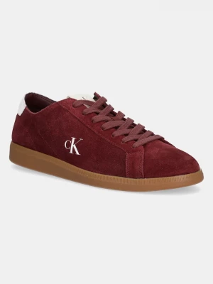 Obrázek produktu Calvin Klein Jeans Semišové tenisky LOW PROFILE CUPSOLE SU burgundské