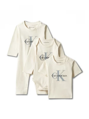 Obrázek produktu Calvin Klein Jeans set kojenecký bavlněný s elastanem béžová