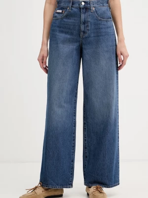 Obrázek produktu Calvin Klein Jeans široké džíny dámské námořnická modř