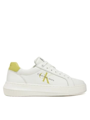Obrázek produktu Calvin Klein Jeans Sneakersy Chunky Cupsole Laceup Mon Lth YW0YW00823 Bílá