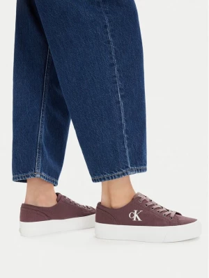 Obrázek produktu Calvin Klein Jeans Sneakersy Vulc Flatform Low Canvas Mg YW0YW01763 Bordó