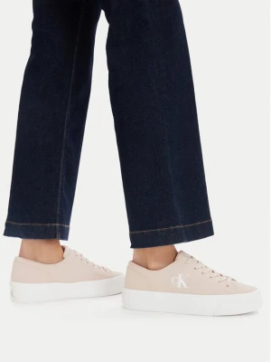 Obrázek produktu Calvin Klein Jeans Sneakersy Vulc Flatform Low Canvas Mg YW0YW01763 Růžová