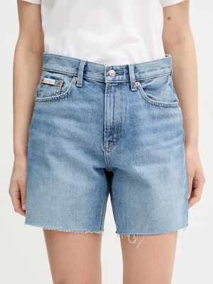 Obrázek produktu Calvin Klein Jeans šortky dámské bavlněné modrá