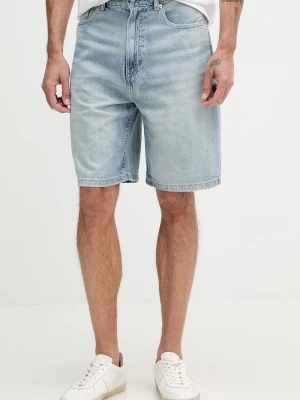 Obrázek produktu Calvin Klein Jeans šortky pánské s příměsí lnu modrá