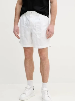 Obrázek produktu Calvin Klein Jeans Šortky s příměsí lnu bílá