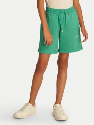 Obrázek produktu Calvin Klein Jeans Sportovní kraťasy New Inst. Logo IU0IU00703 Zelená Relaxed Fit
