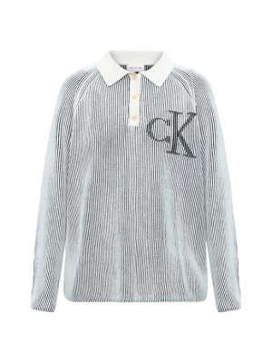 Obrázek produktu Calvin Klein Jeans Svetr černá / bílá