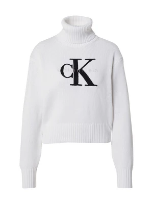 Obrázek produktu Calvin Klein Jeans Svetr 'Chenille' černá / bílá