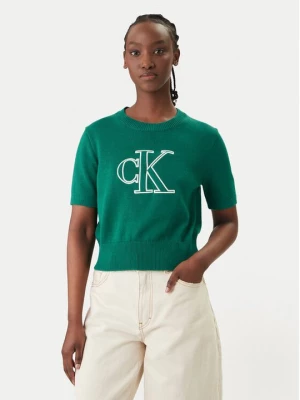 Obrázek produktu Calvin Klein Jeans Svetr LV047F356G Zelená Regular Fit