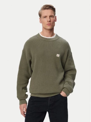 Obrázek produktu Calvin Klein Jeans Svetr LV04RD313G Tmavě zelená Regular Fit